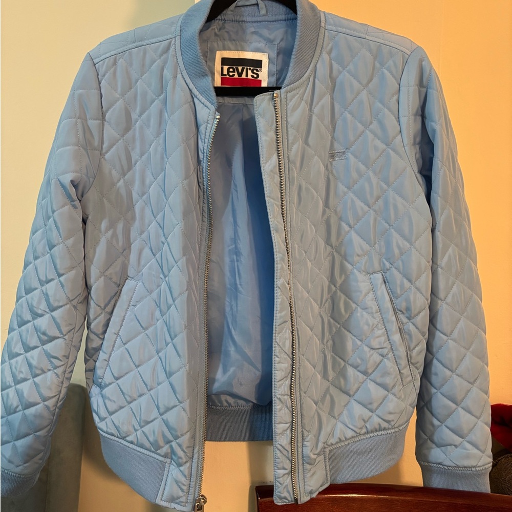 Levi's Sky Blue Quilted Jacket